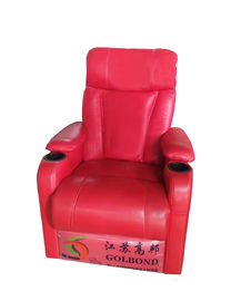 Hign D mật độ Nhà hát Sponge Ghế ngồi Couch Màu đỏ 930 * 530 * 1020mm