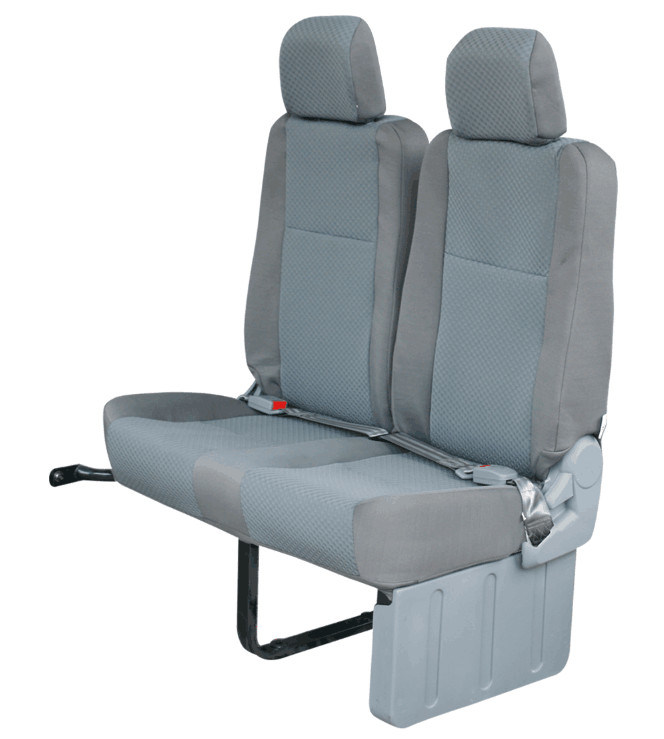 Chiếc xe buýt Toyota Van Hiace sang trọng Chế độ cao chất liệu bọt biển Màu xám