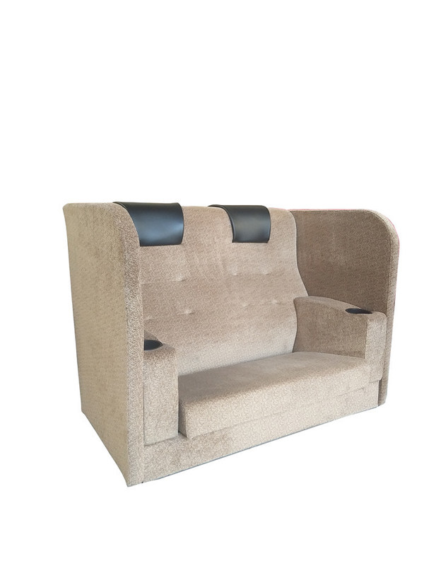 1200*535*1150mm Nhà hát ghế đôi màu trắng thoải mái 2 + 2 Layout