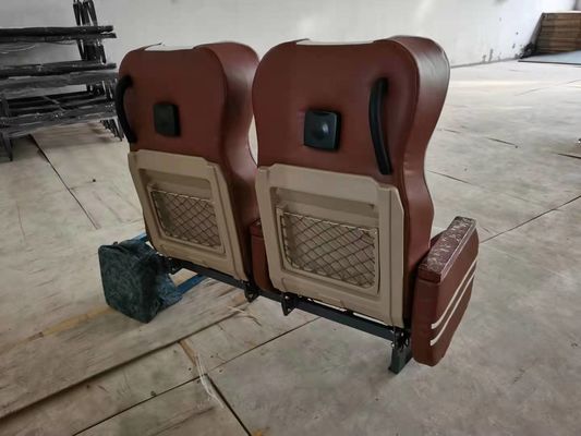 Bố trí 2 + 2 Dễ dàng ngả lưng Ghế xe buýt Sang trọng Sang trọng với Giá đỡ Tạp chí