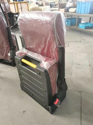Ghế xe buýt gấp thoải mái Ghế hướng dẫn xe cứu thương có thể điều chỉnh