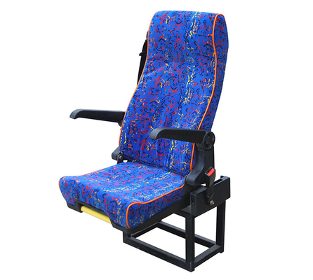 Ghế gấp xe buýt sang trọng cho xe buýt 840mm Vải 3 điểm có thể thu vào